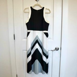 Banana Republic pleated midi dress Sz 6